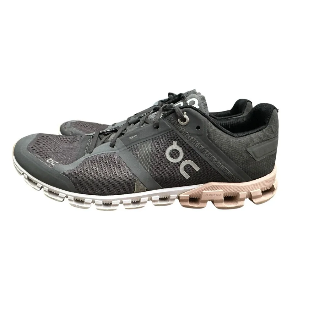 ON CLOUD CLOUDFLOW Running Shoes Women's Size‎ 10 Black Rose Sneakers #S102-1